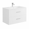 Ensemble de meubles de salle de bain, coloris blanc, pour la salle de bain