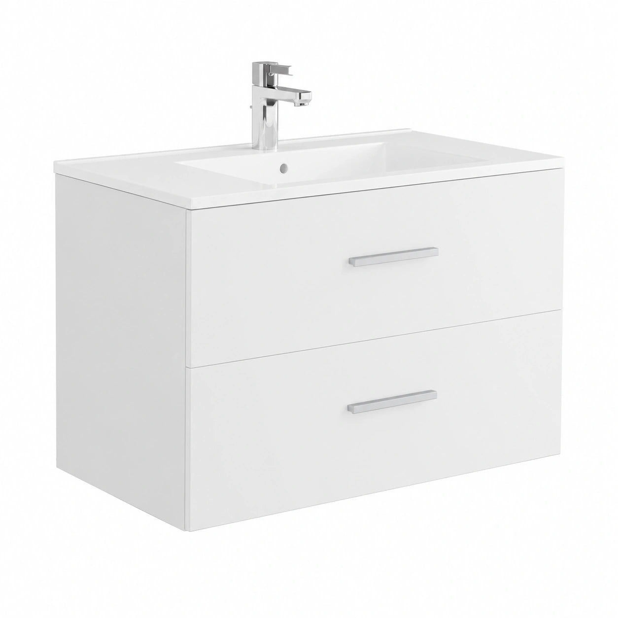 Ensemble de meubles de salle de bain, coloris blanc, pour la salle de bain