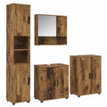 Armoire, 4 pièces, avec rangement, pour la chambre