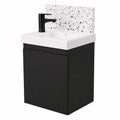 Ensemble de meubles de salle de bain, coloris noir, pour la salle de bain