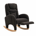 Fauteuil, avec rangement, en tissu, coloris gris, pour le salon ou la chambre