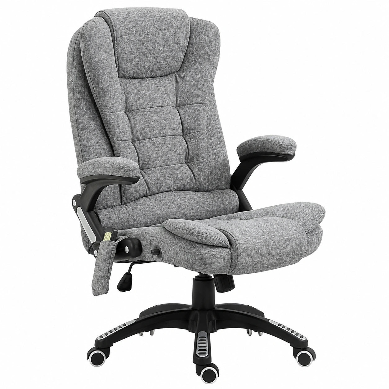 Bureau, en tissu, pivotant, réglable, coloris gris, pour l’espace de travail