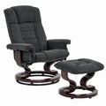 Chaise longue, pivotant, en tissu, coloris gris, pour la terrasse ou le jardin