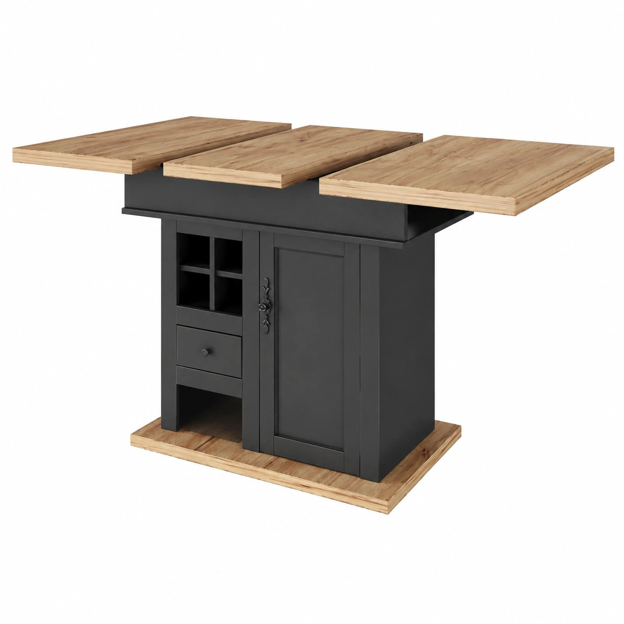 Armoire, avec rangement, avec tiroirs, avec portes, en bambou, coloris naturel, 60 x 100 x 35 cm, pour la chambre